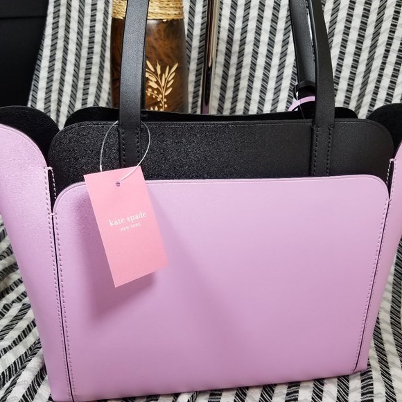 Magnolia Street Lavender Kate Spade Double tote - Picture 8 of 11